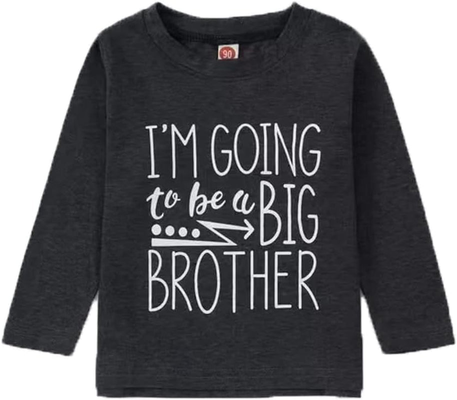 Toddler Kids Baby Boy Tee I'M Going to Be a Big Brother T-Shirt Short/Long Sleeve Tee Tops … - Georgenest.com