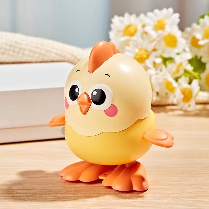 Wind‑Up Crawling Chick & Reptile Toy – Colorful Clockwork Action - Georgenest.com