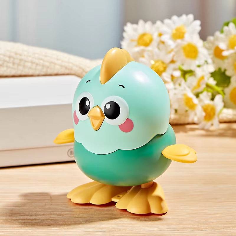 Wind‑Up Crawling Chick & Reptile Toy – Colorful Clockwork Action - Georgenest.com