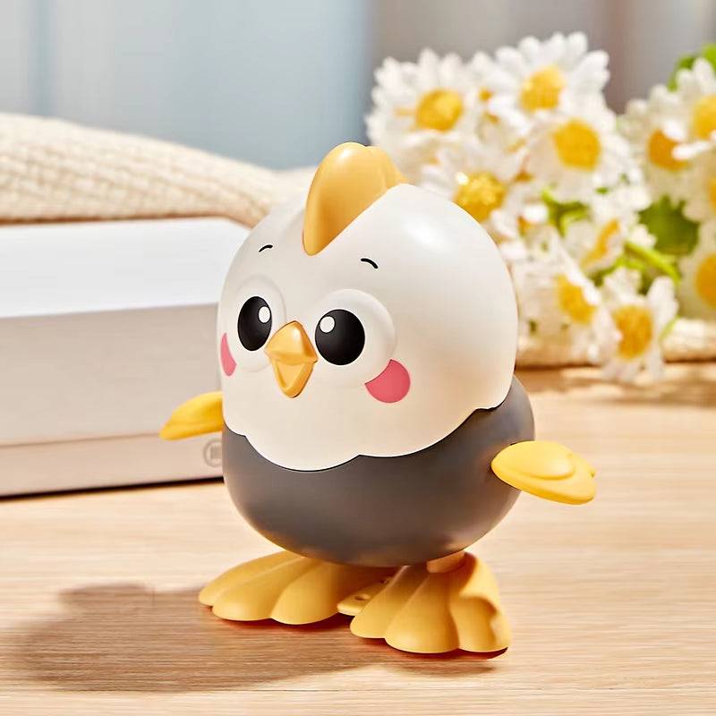 Wind‑Up Crawling Chick & Reptile Toy – Colorful Clockwork Action - Georgenest.com