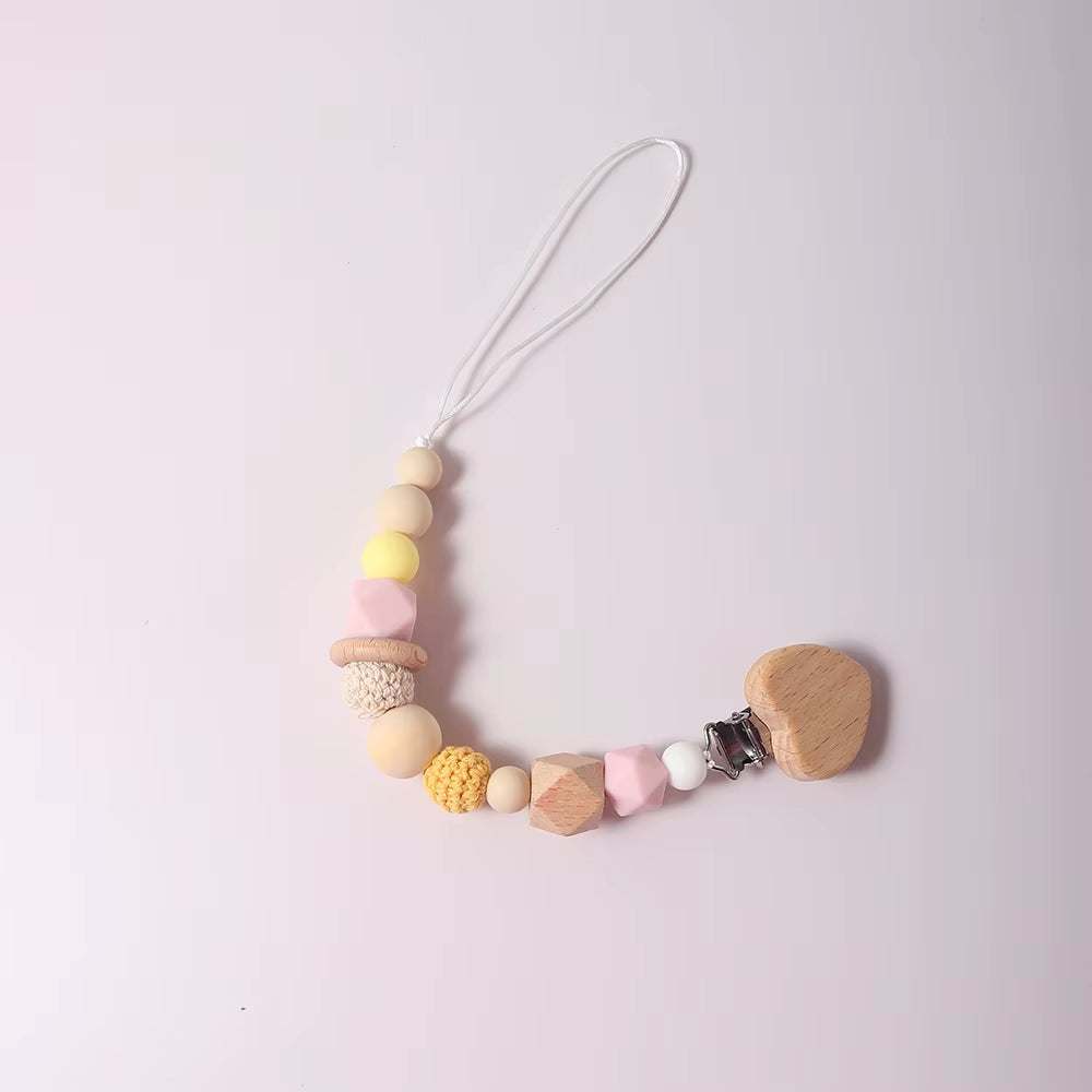 Bird Motif Pacifier/Teether Chain Clip Set - Georgenest.com