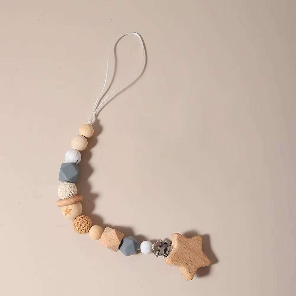 Bird Motif Pacifier/Teether Chain Clip Set - Georgenest.com